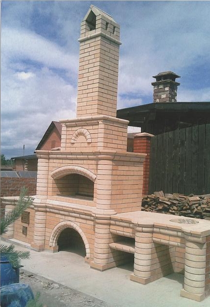 барбекю с печкой